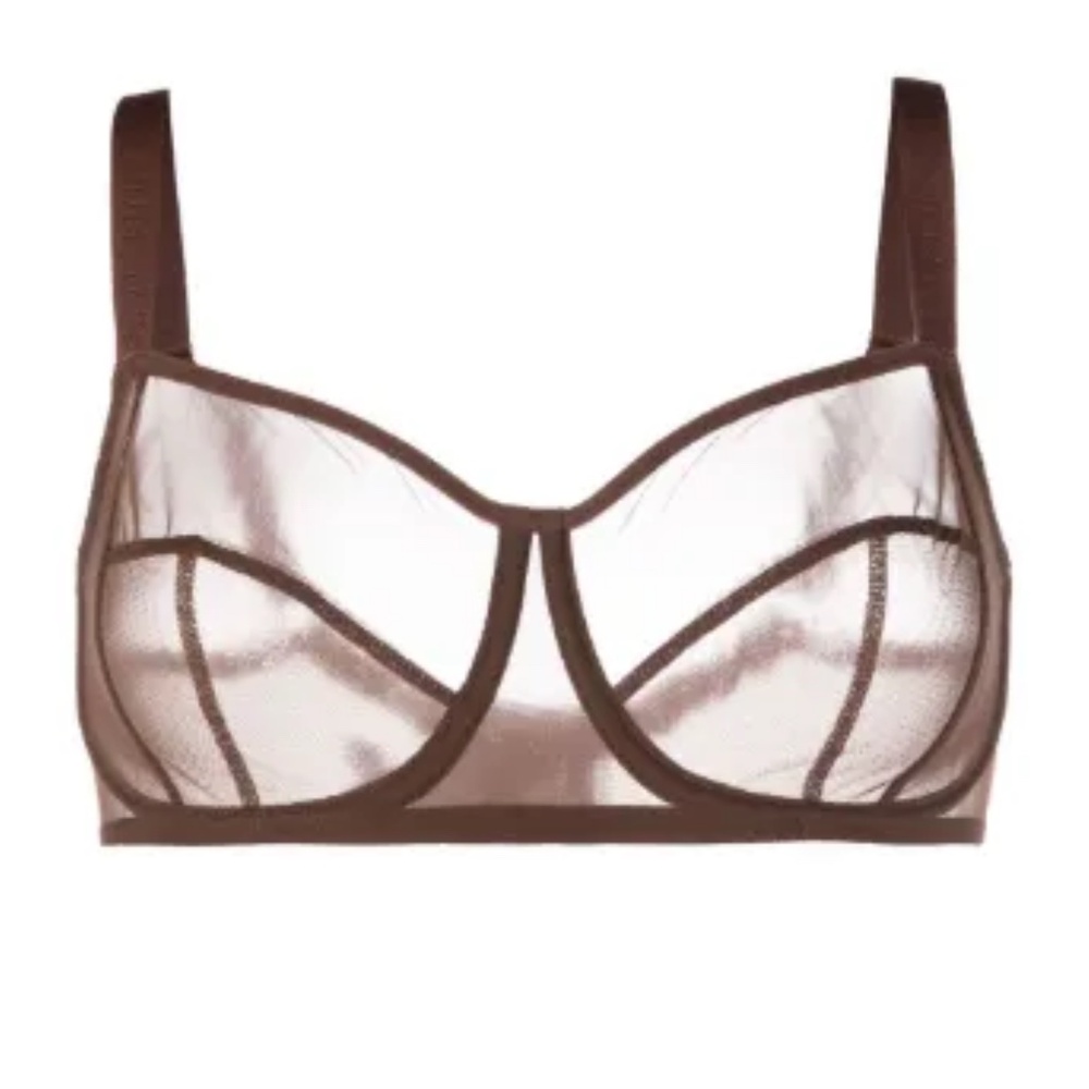 Nubian Skin Tulle Underwire Cup Bra